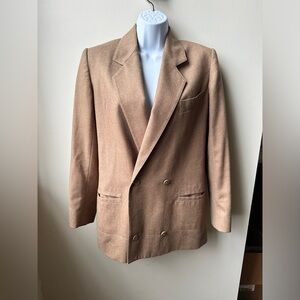 Vintage Harvé Bernard 100% Wool Blazer - Size 4 - Made in Hong Kong